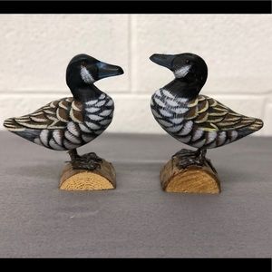 Set of Two Standing Decorative Ducks, Home Decore